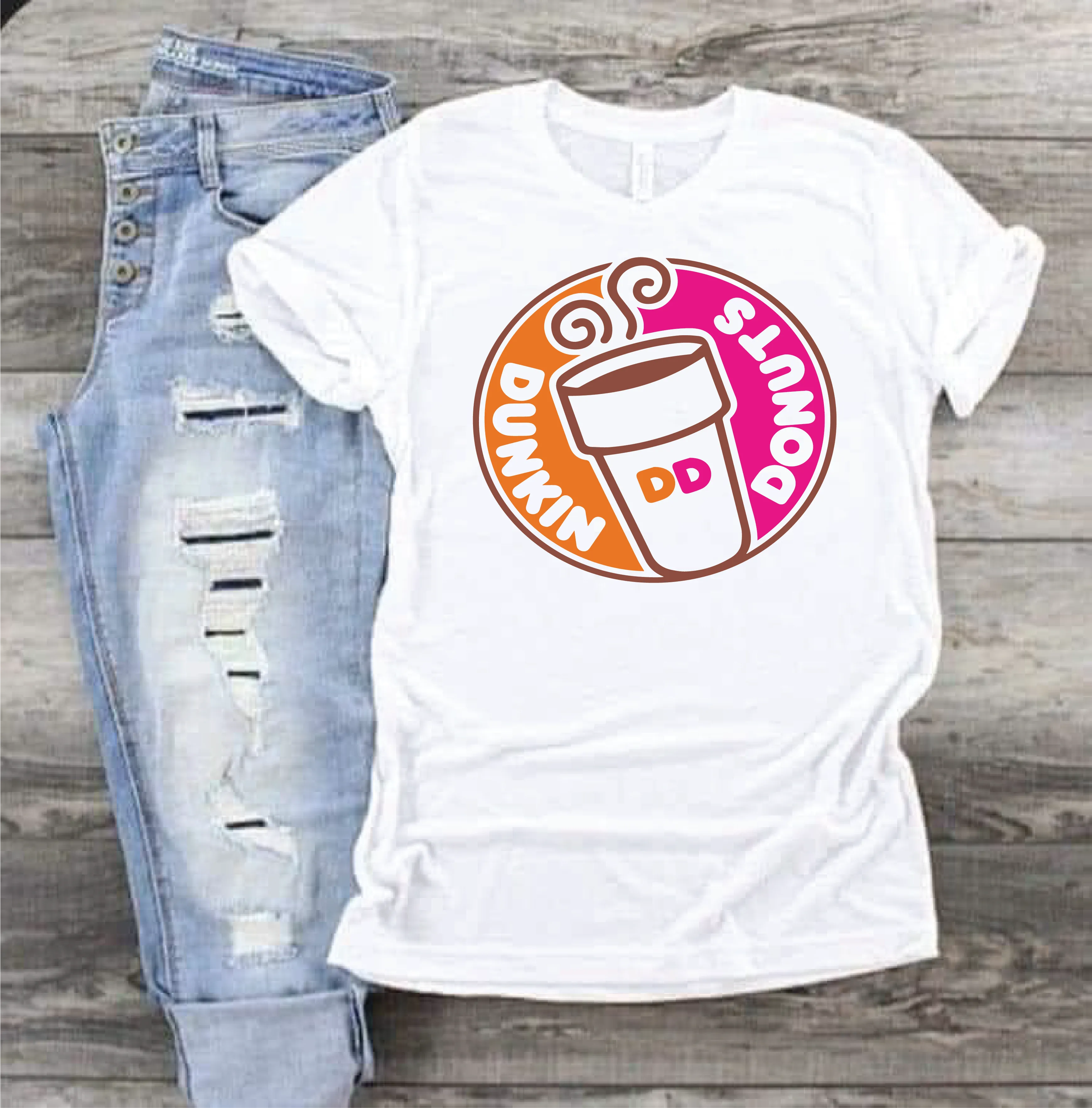 1303 Dunkin Donuts DTF/Sublimation transfer