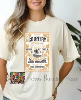 1525 Country Fest DTF/Sublimation Transfer