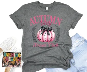 1738 Autumn Girl in Pink Sublimation/DTF Transfer