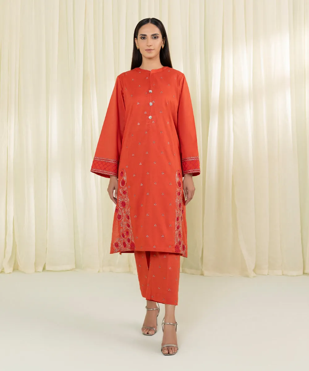 2 Piece - Embroidered Lawn Suit