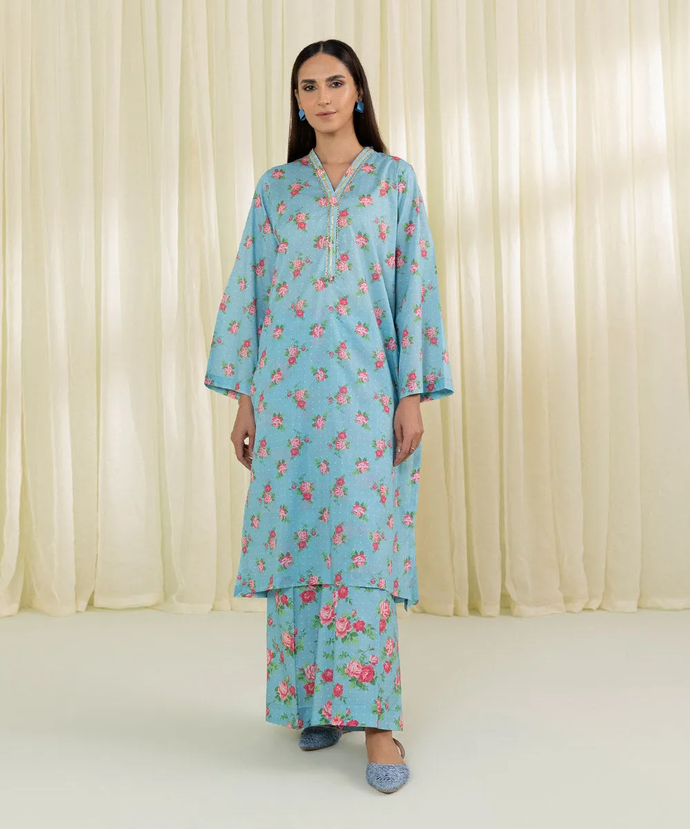 2 Piece - Printed Lawn Suit