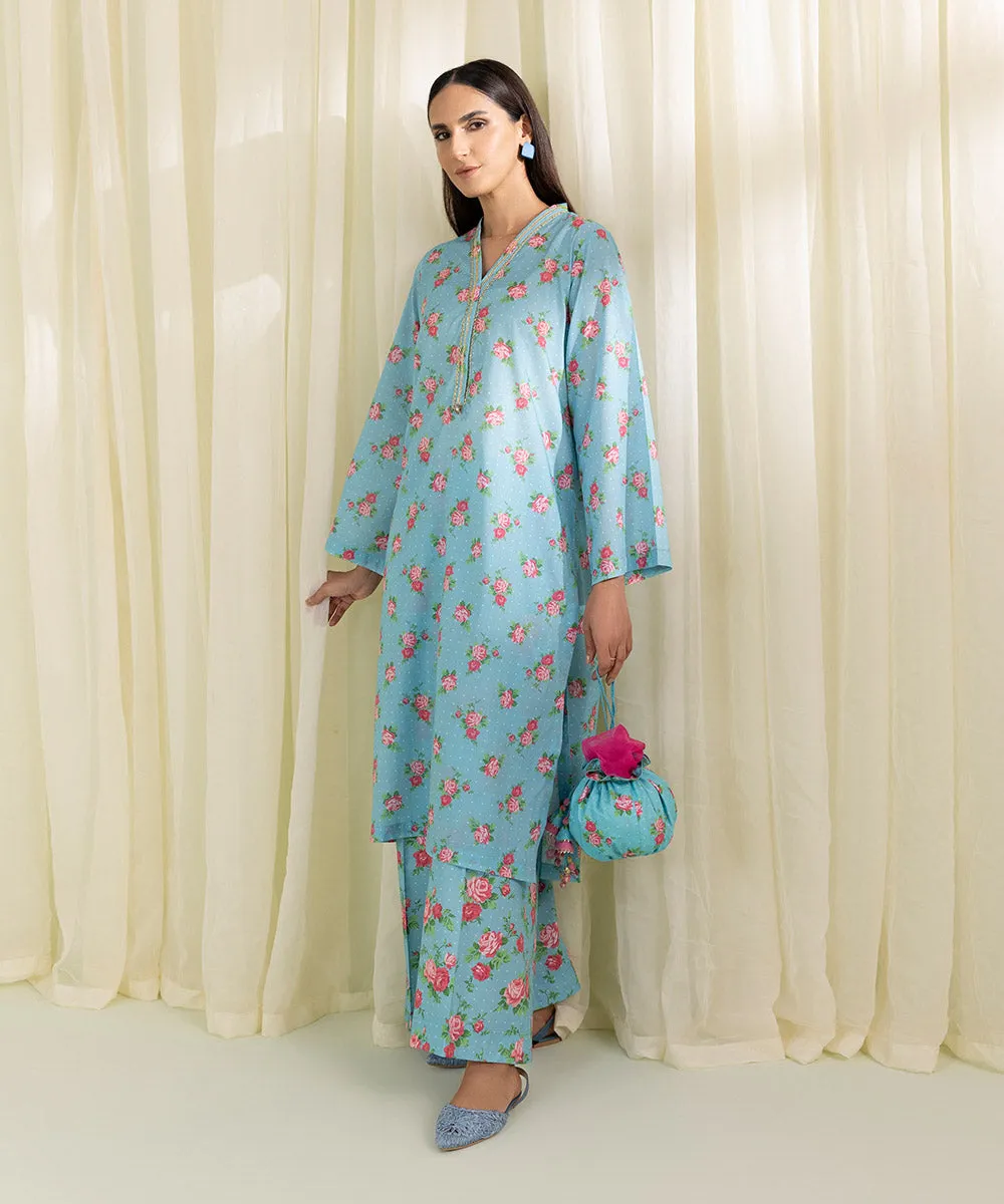 2 Piece - Printed Lawn Suit