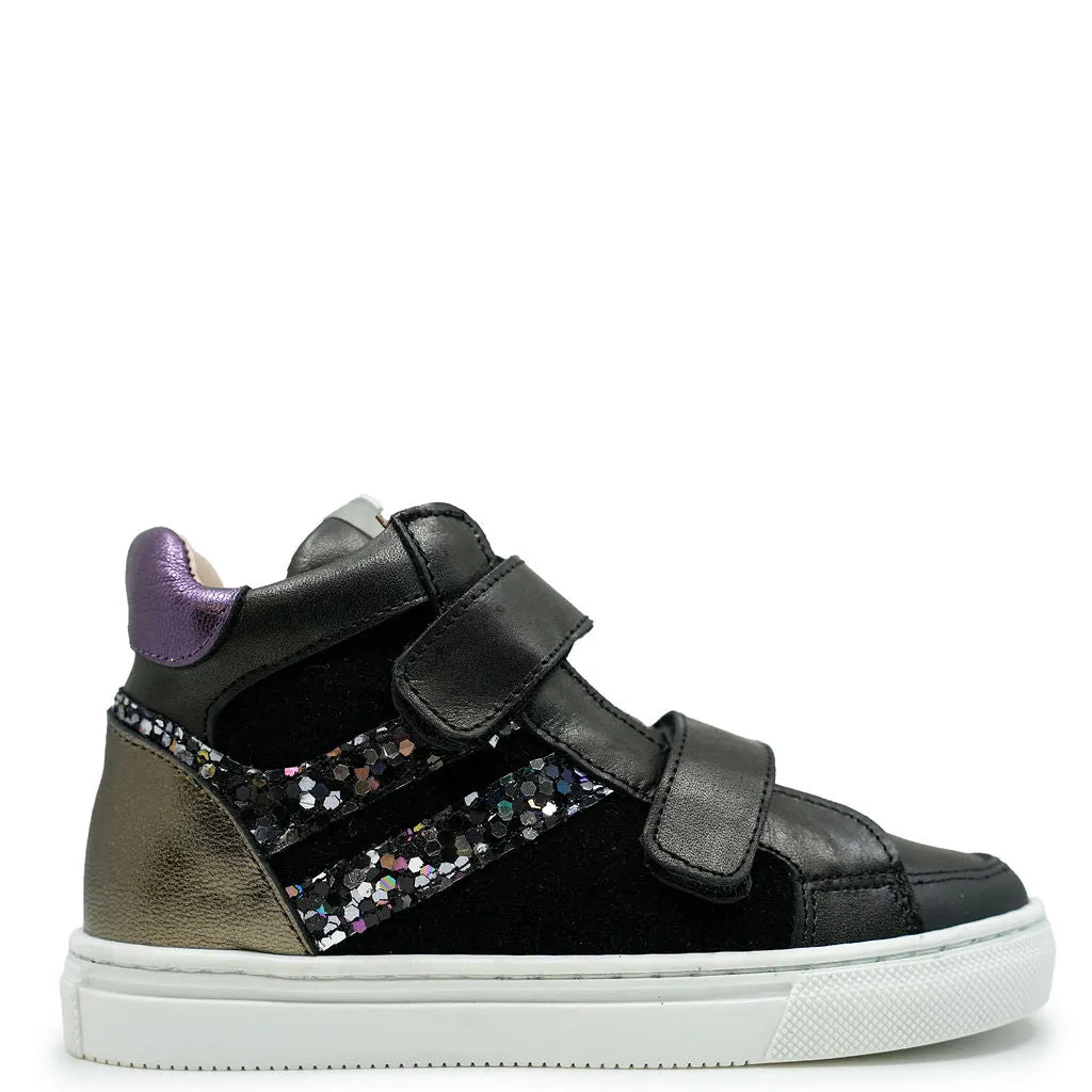 Acebos Black Glitter Sneaker