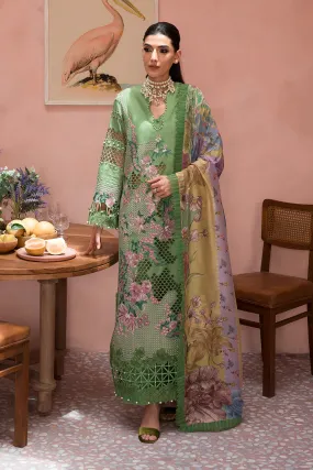 Afrozeh The Painted Garden Unstitched Lawn 3Pc Suit AEF-24-V1-02