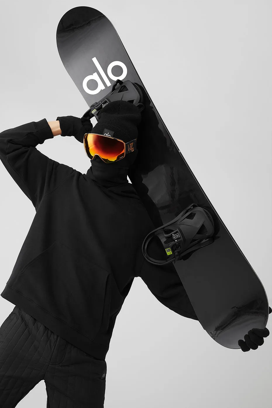 Alo Glacier Snowboard - Black/Black