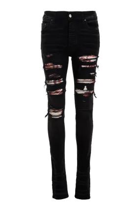 Amiri Bandana Distressed Jeans