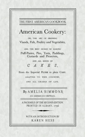 Applewood Books - American Cookery