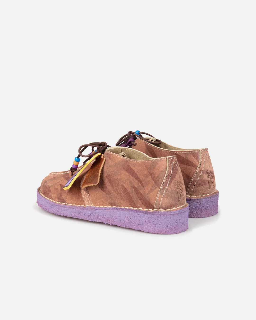 Aries x Clarks Originals Desert Trek - Brown Multi