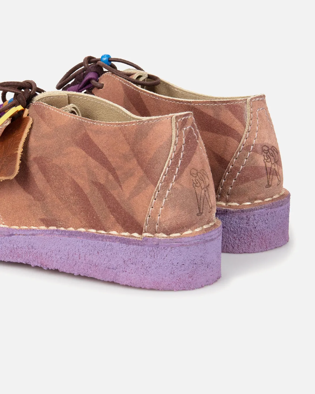 Aries x Clarks Originals Desert Trek - Brown Multi