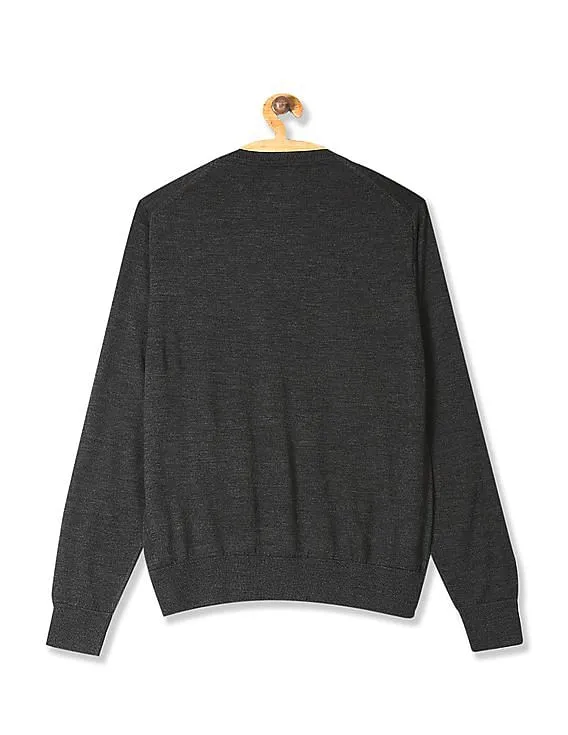 Arrow Sports V-Neck Merino Wool Sweater