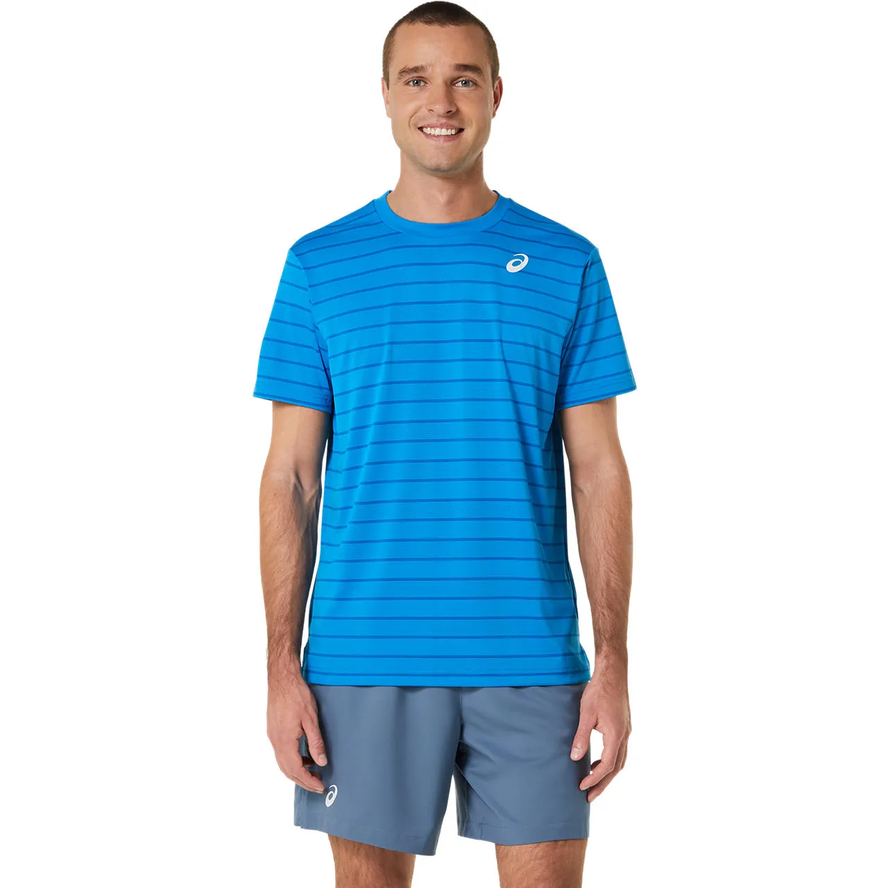 Asics T-Shirt Court SS Top Heren Blauw