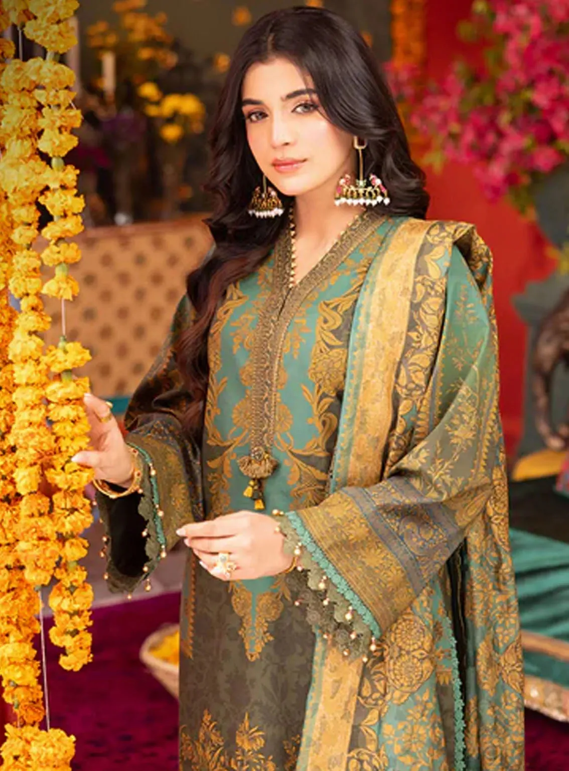 Asra By Asim Jofa Eid Festive Lawn 3 Piece Unstitched Suit AJ24AE AJRA-06