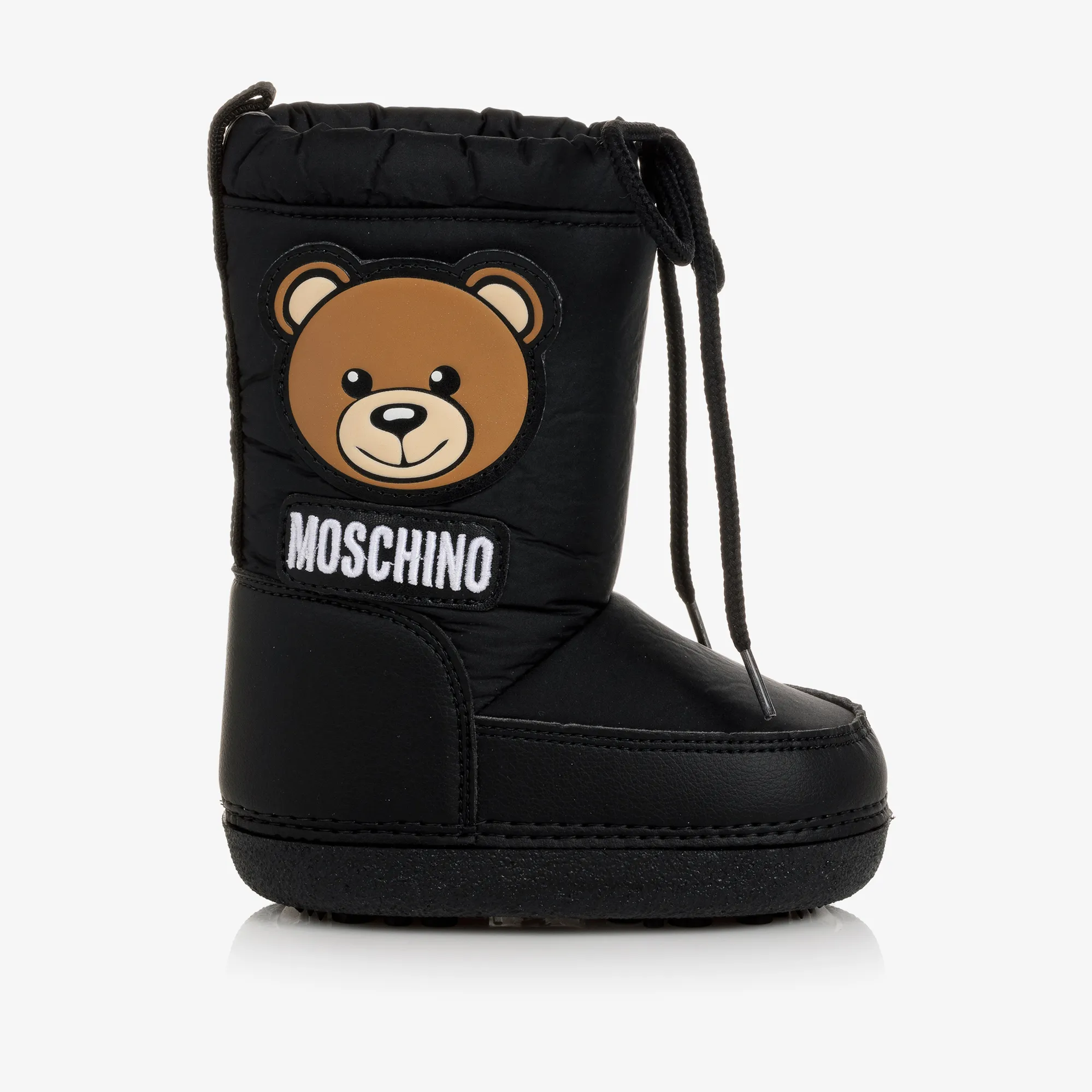 Black Teddy Bear Snow Boots