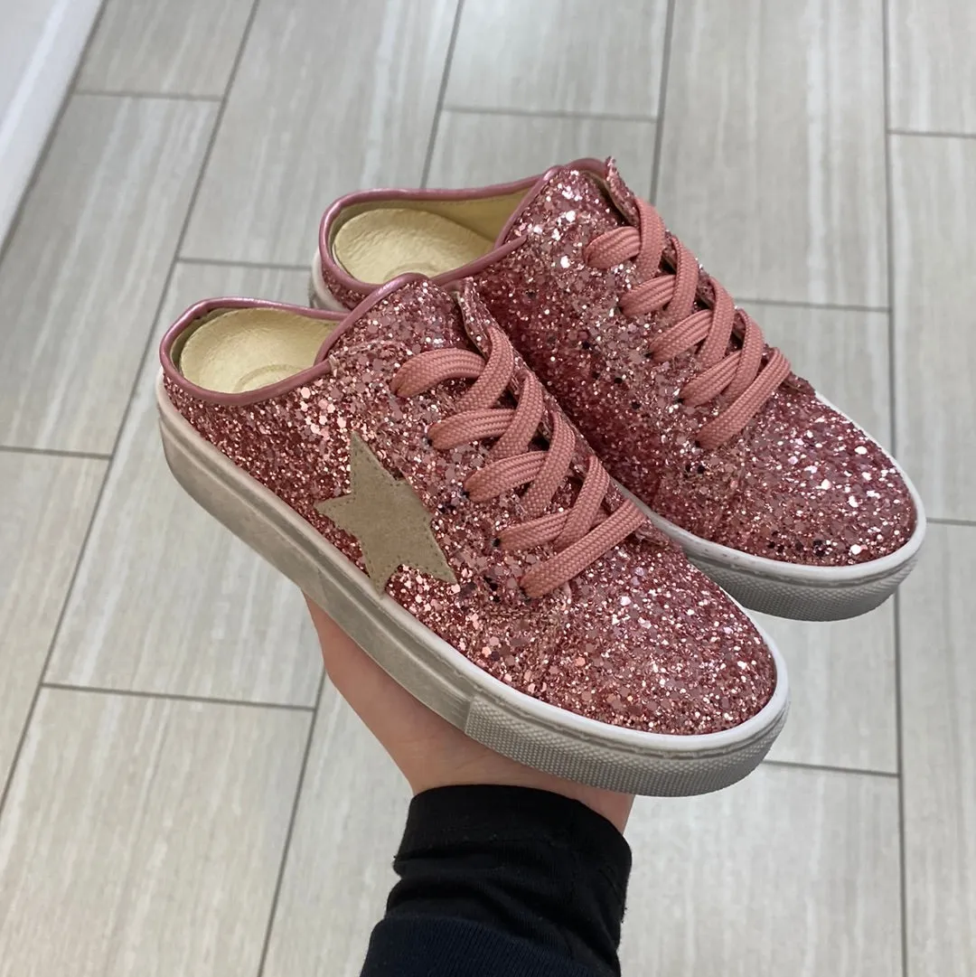 Blublonc Glitter Sneaker Mule