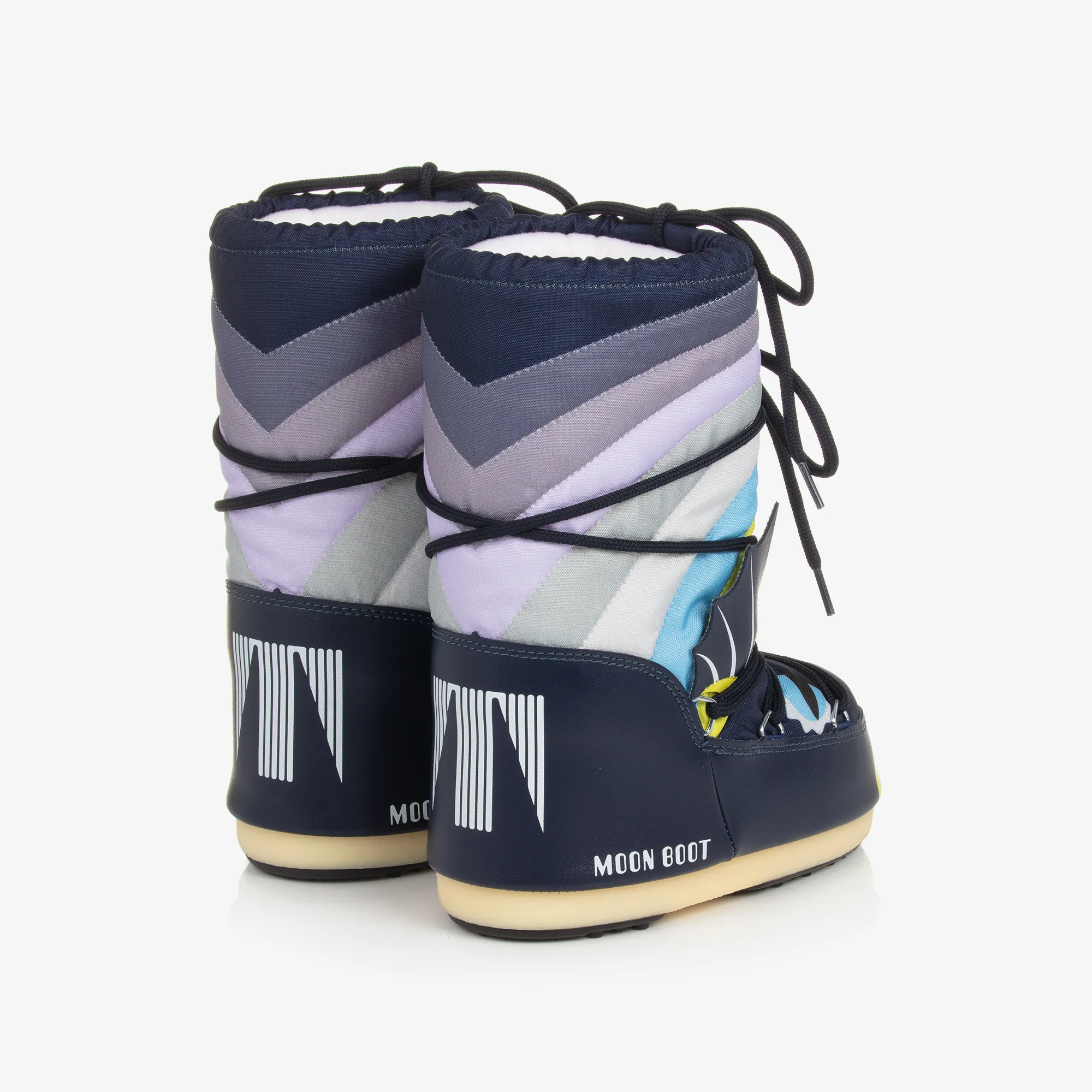 Blue Icon Dragon Snow Boots