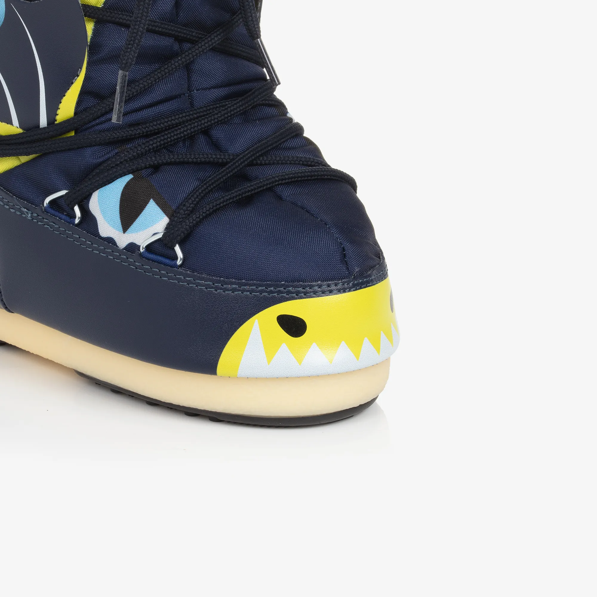 Blue Icon Dragon Snow Boots