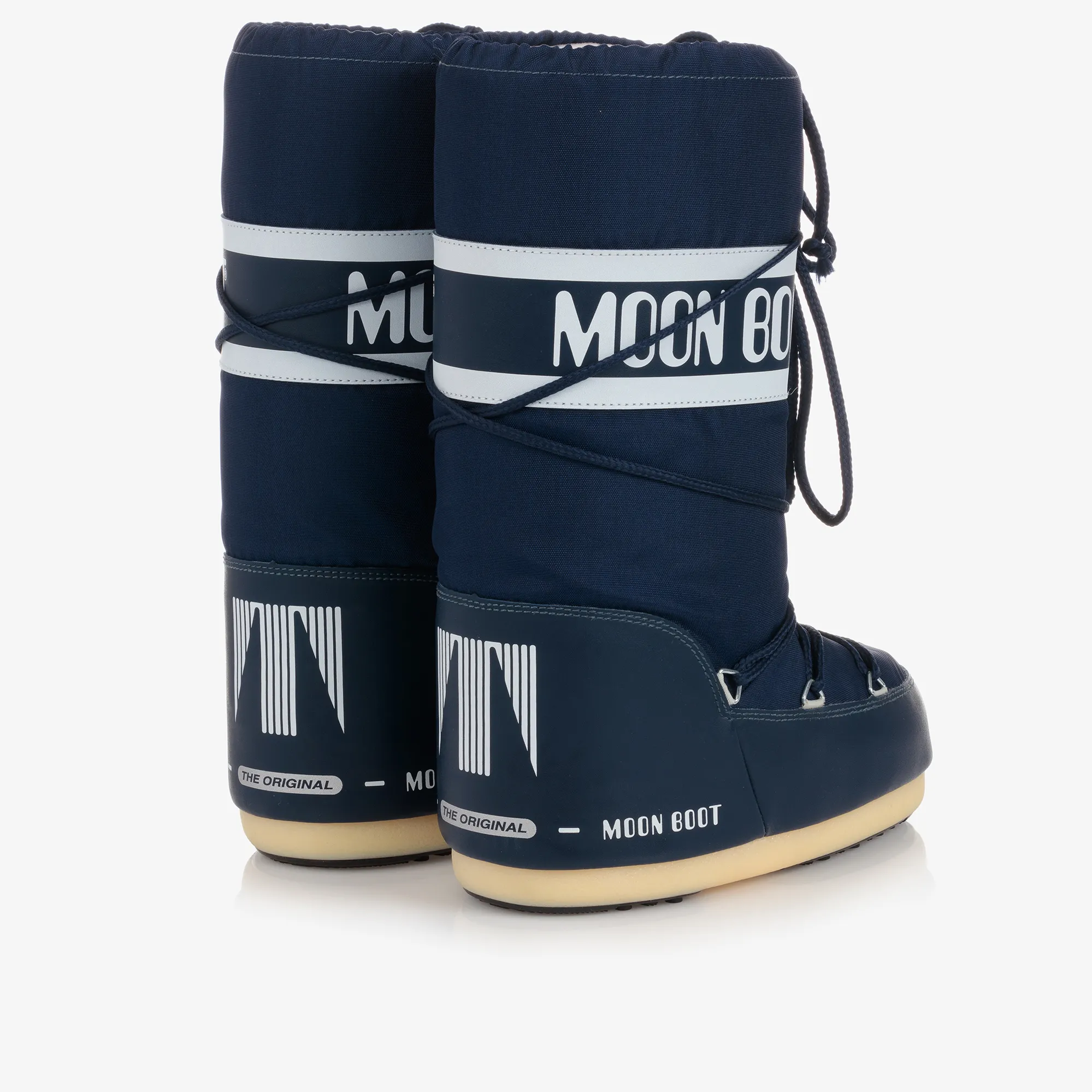 Blue Icon Nylon Snow Boots