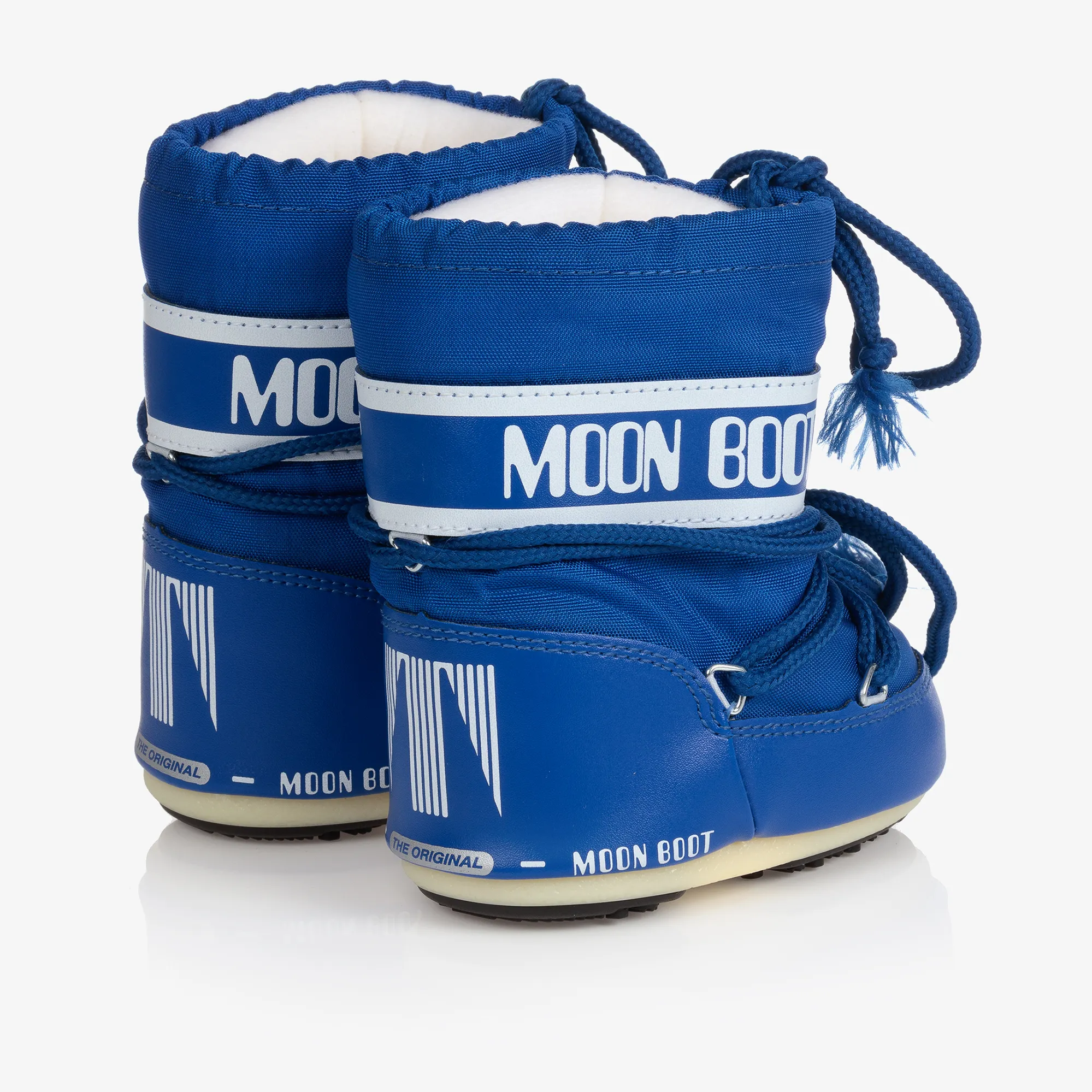 Blue Mini Nylon Snow Boots