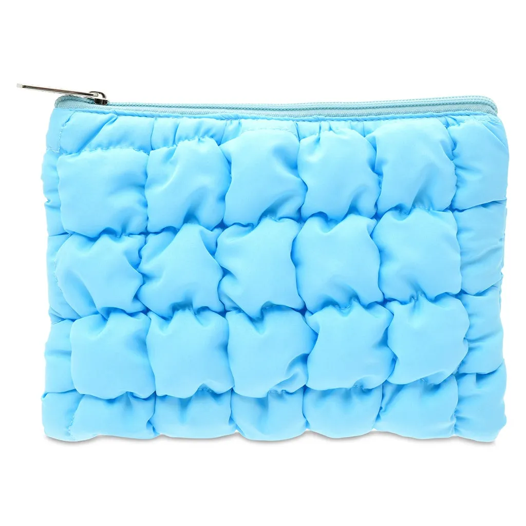 blue puffy case