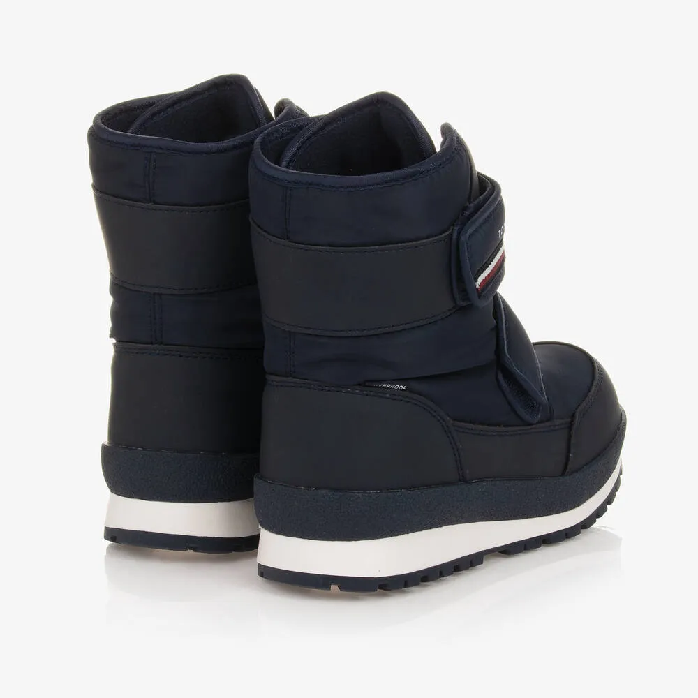 Boys Blue Waterproof Snow Boots