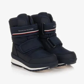 Boys Blue Waterproof Snow Boots