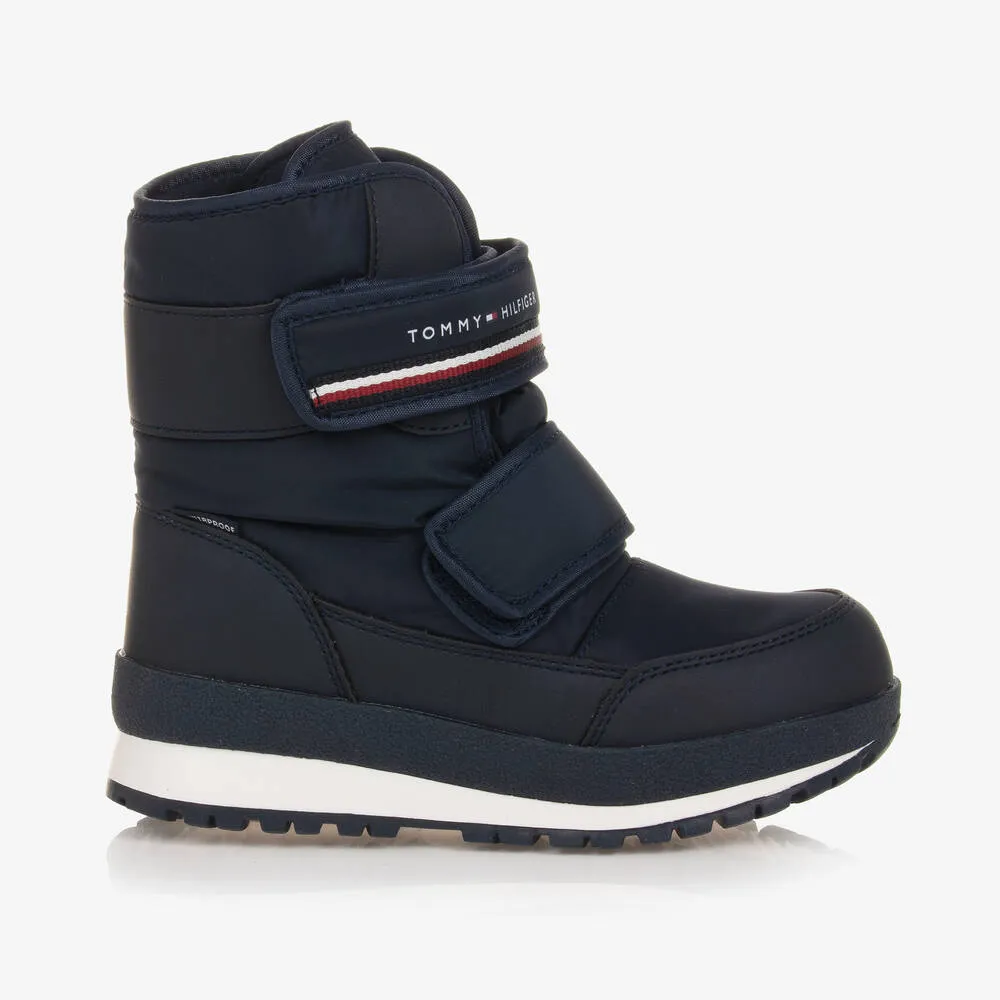 Boys Blue Waterproof Snow Boots