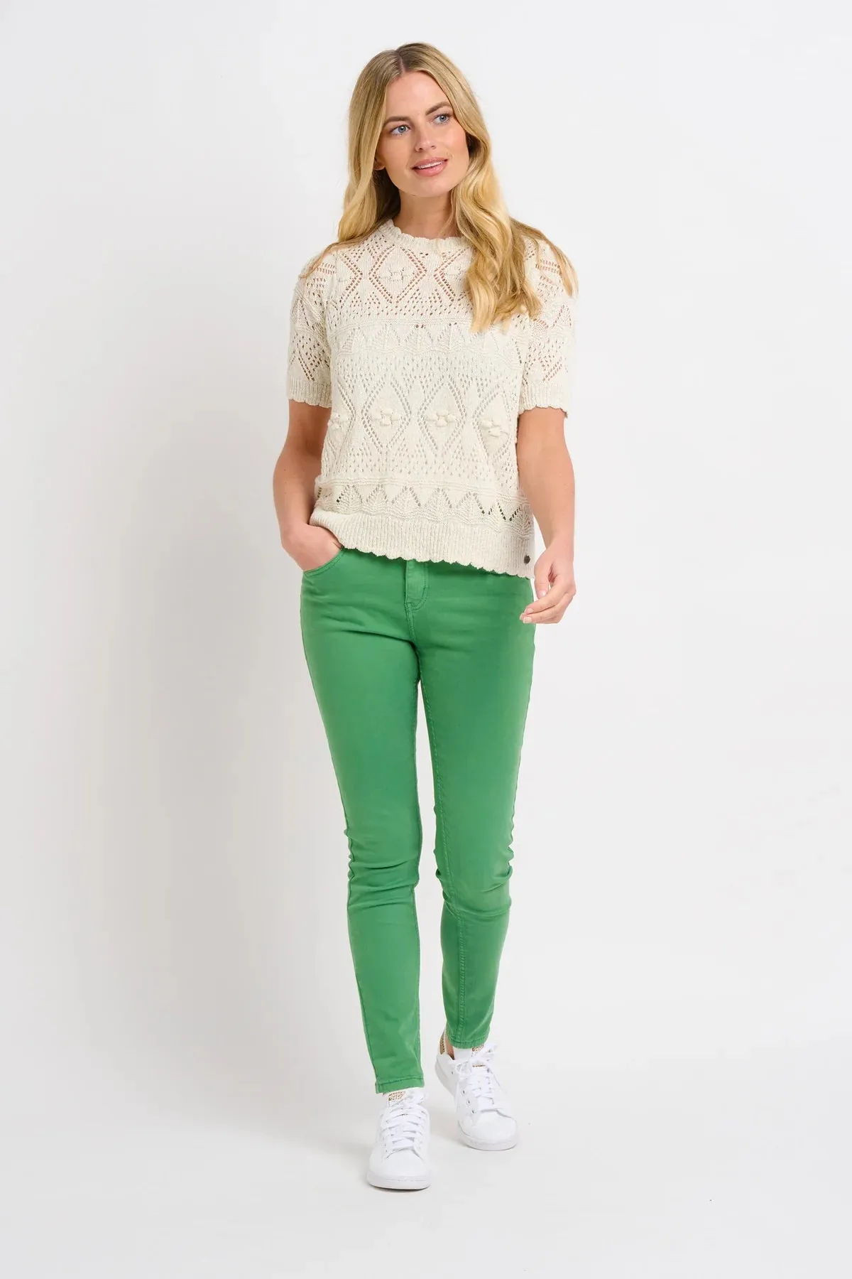 Brakeburn - Green Dianthus Jeans