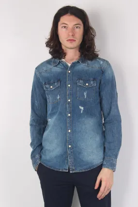 Camicia Denim Rotture Jeans