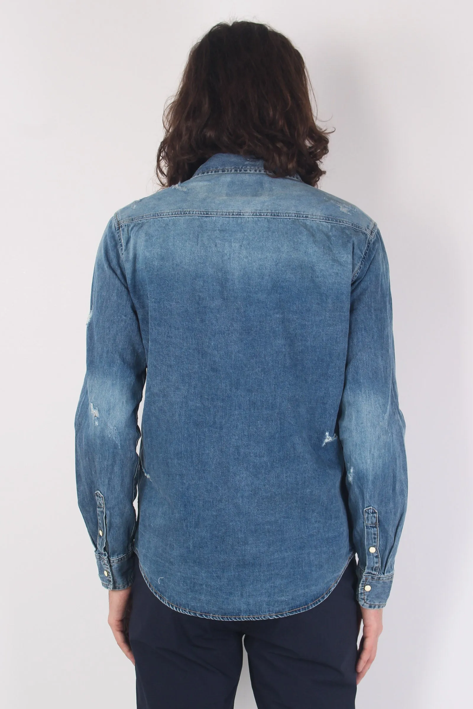 Camicia Denim Rotture Jeans