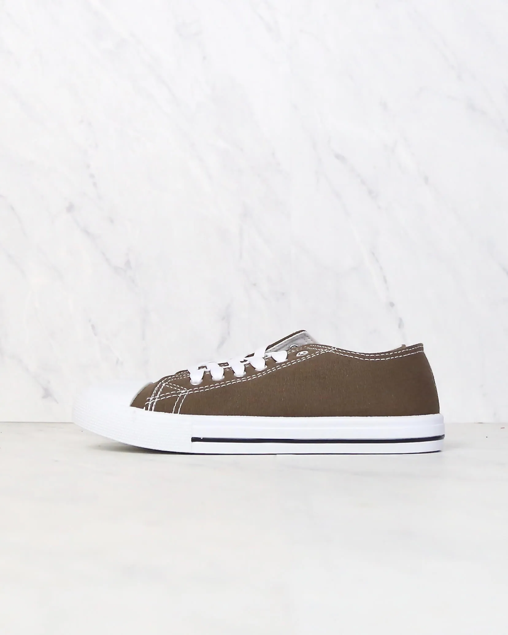 Canvas Low Top Sneakers - More Colors