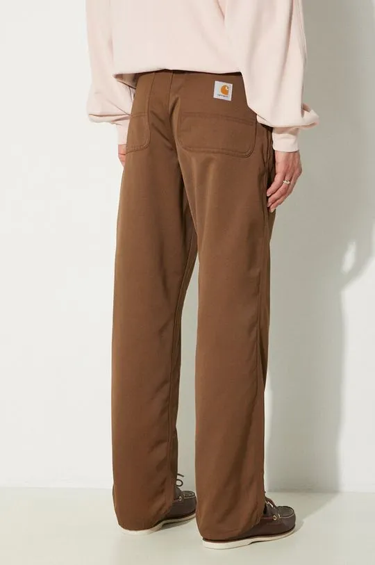 Carhartt WIP trousers Simple Pant men's brown color I020075.2Y02