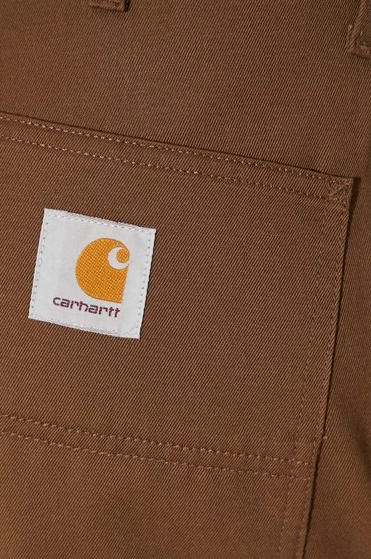 Carhartt WIP trousers Simple Pant men's brown color I020075.2Y02