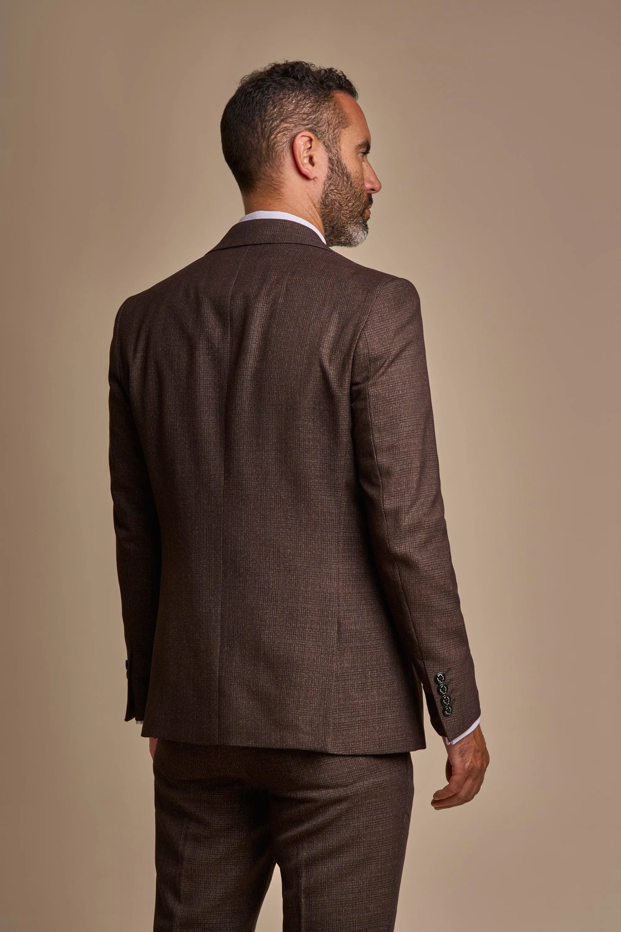 Caridi Brown Three Piece Suit