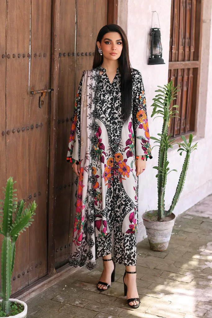 Charizma Print Melody Unstitched Embroidered Staple 3Pc Suit CPMW3-04