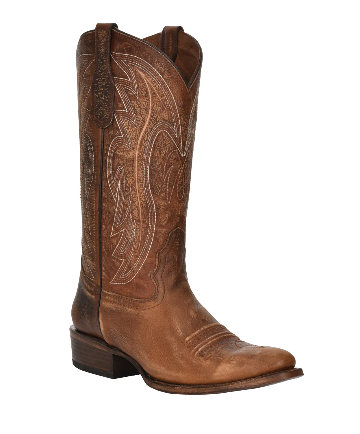 Circle G Mens L5979 Brown Leather Western Cowboy Boots