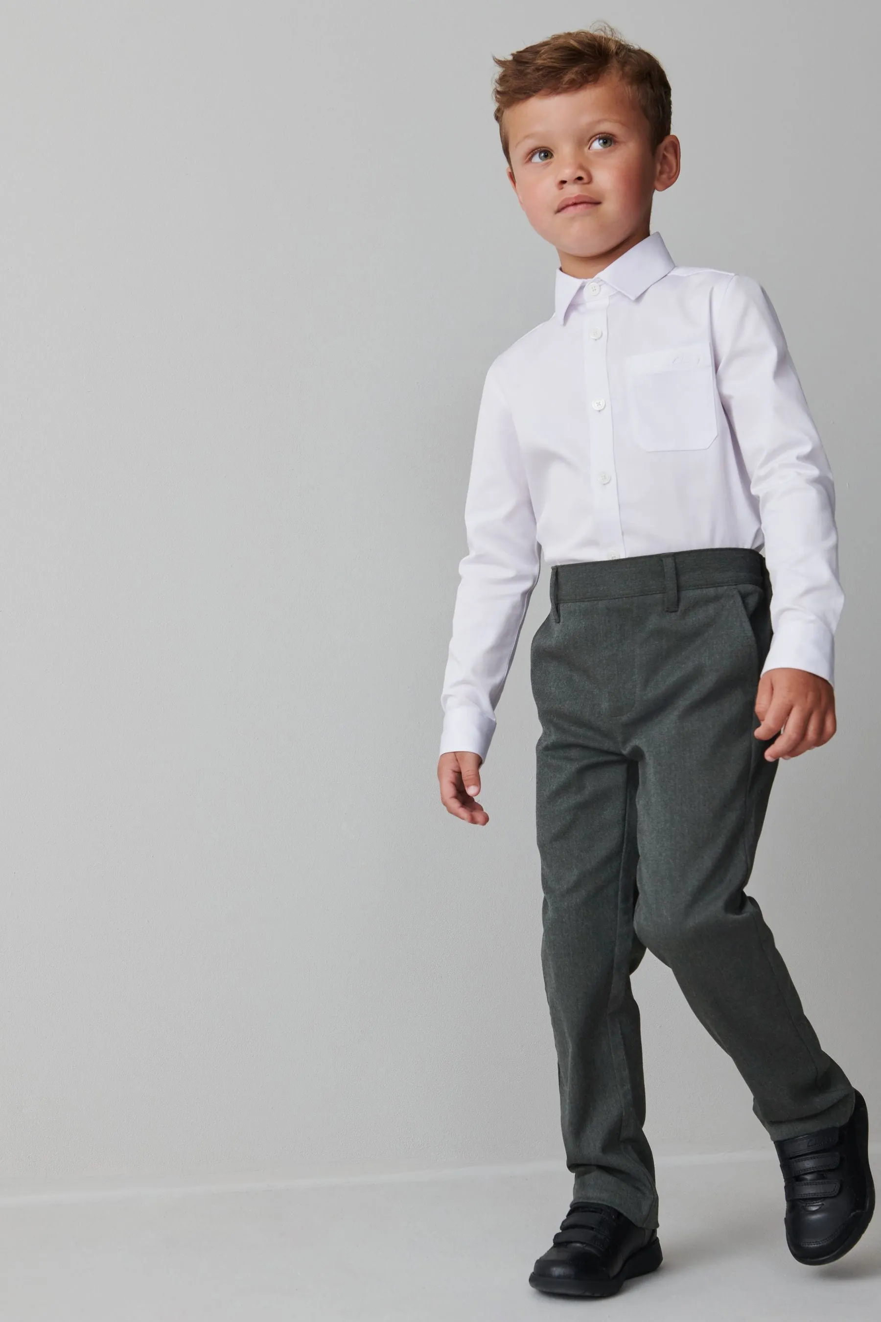 Clarks Grey Clarks School Trousers