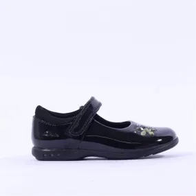 Clarks Kids Trixicandy Inf (F Fit) - Black Pat