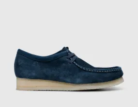 Clarks Originals Wallabee Navy / Teal Suede