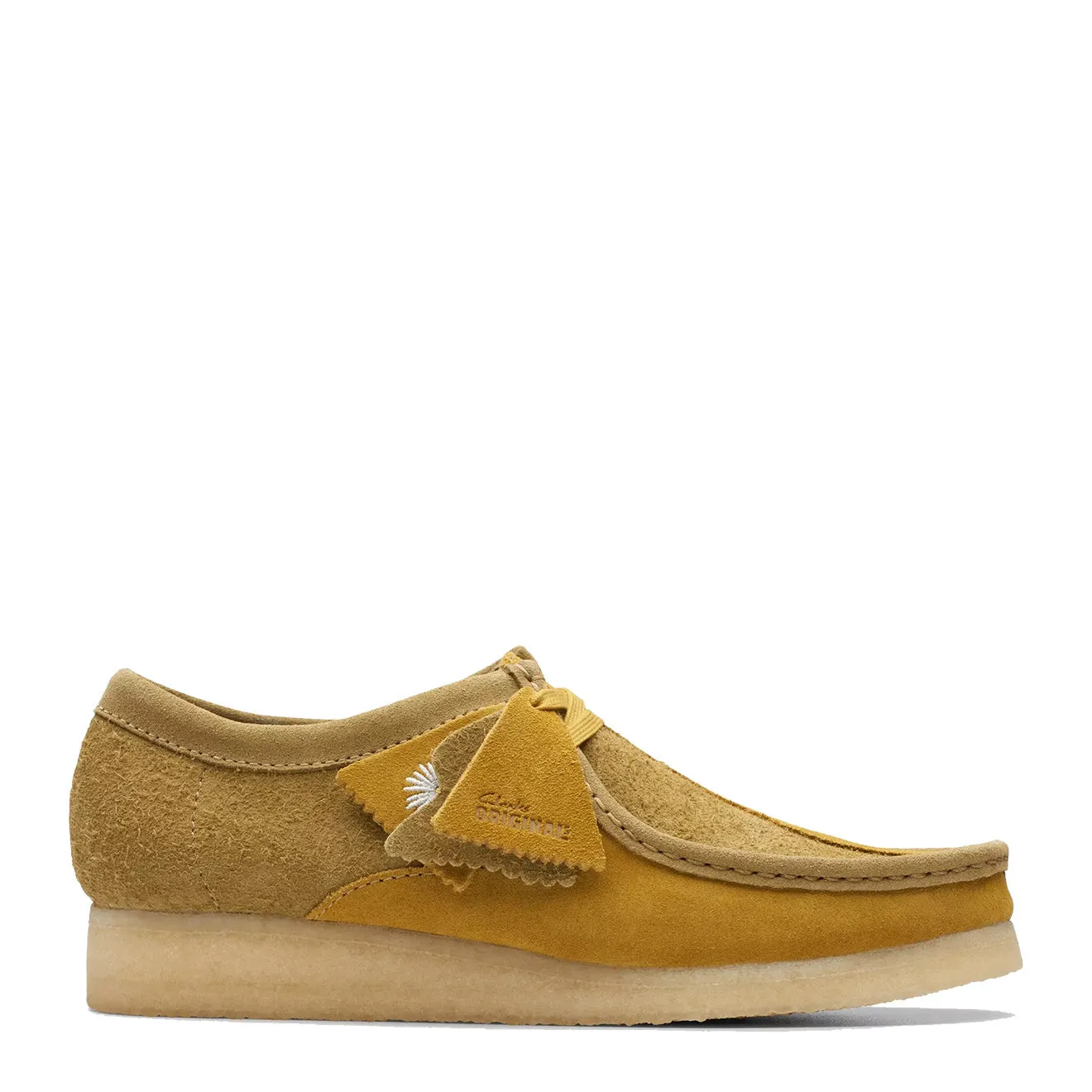 Clarks Originals Wallabee Shoe Olive Combination