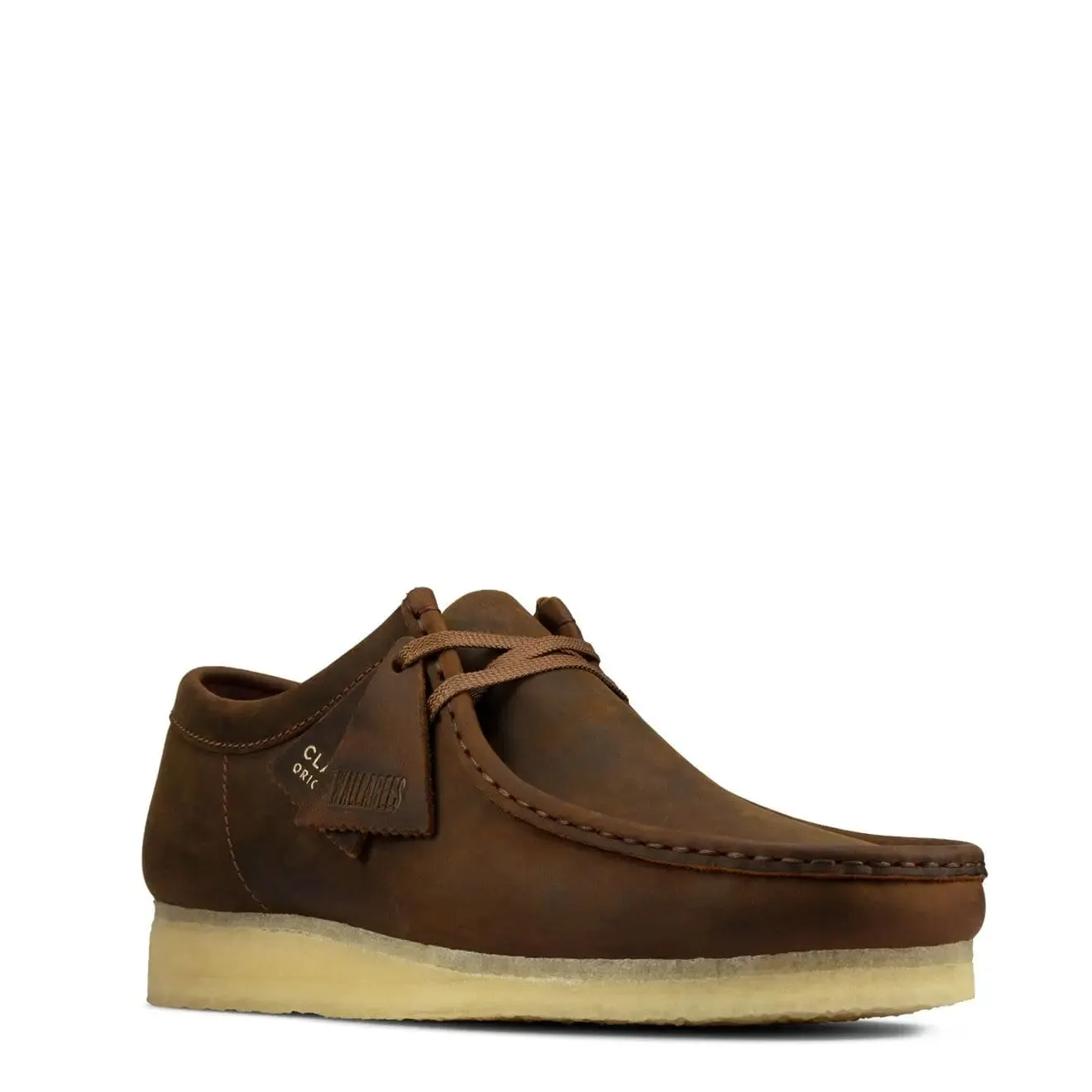 Clarks Originals Wallabee Shoes Beeswax Leather