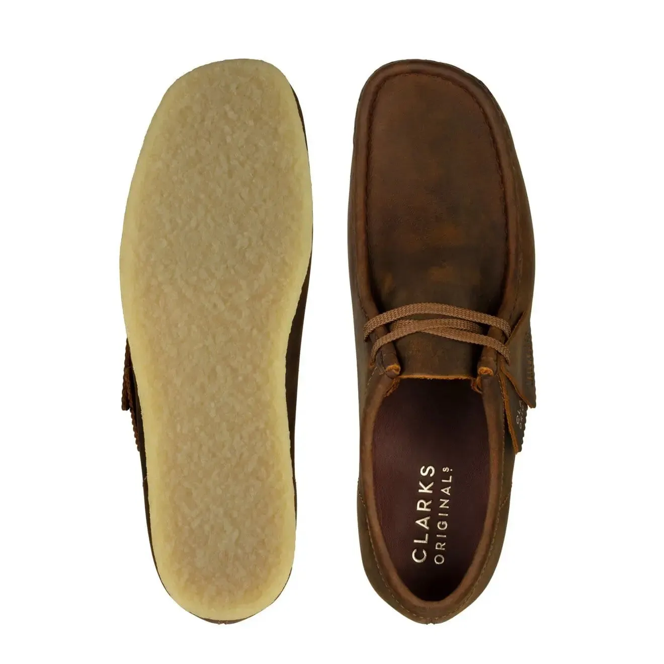 Clarks Originals Wallabee Shoes Beeswax Leather