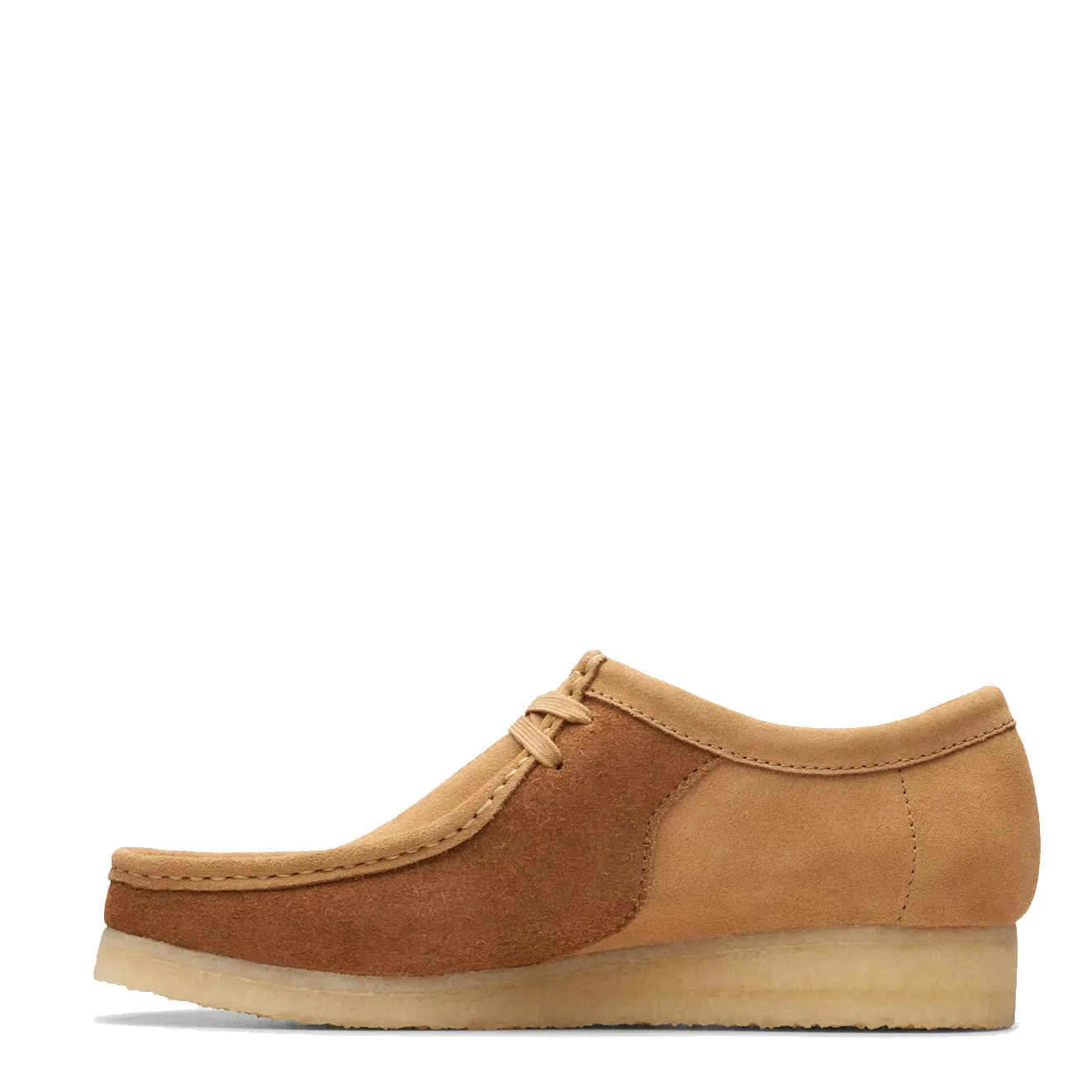 Clarks Originals Wallabee Shoes Tan Combination