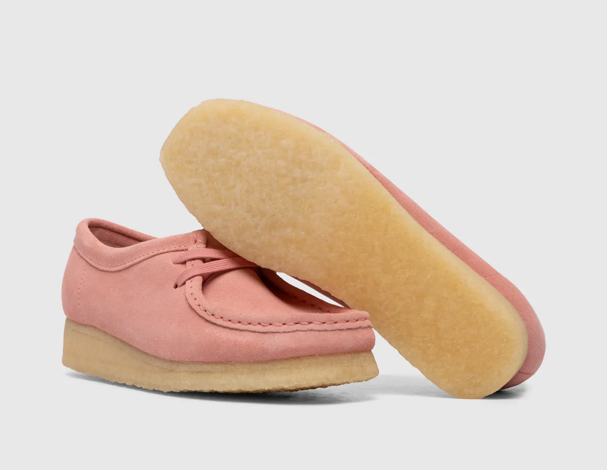 Clarks Originals Women's Wallabee / Blush Pink Suede