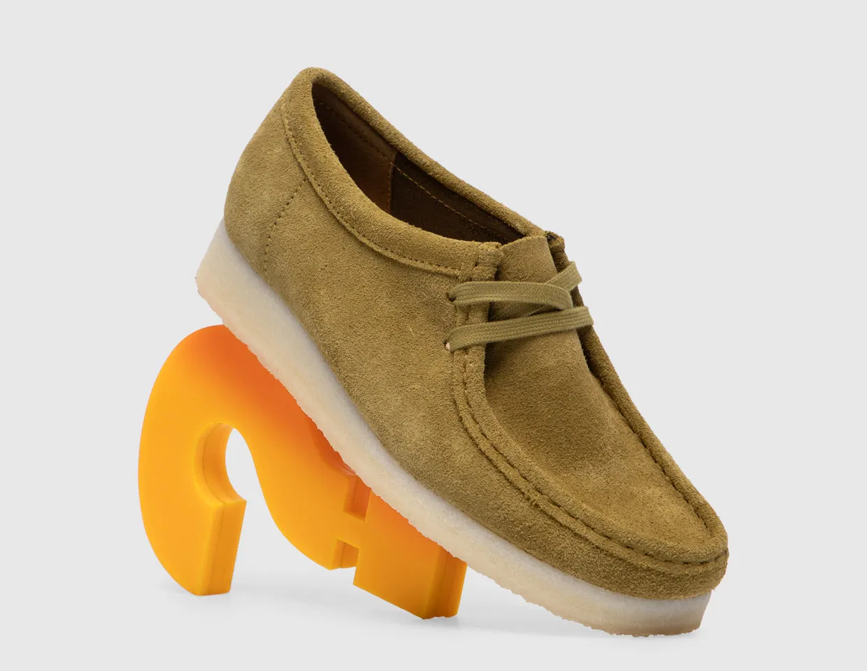 Clarks Originals Women's Wallabee / Mid Green Suede