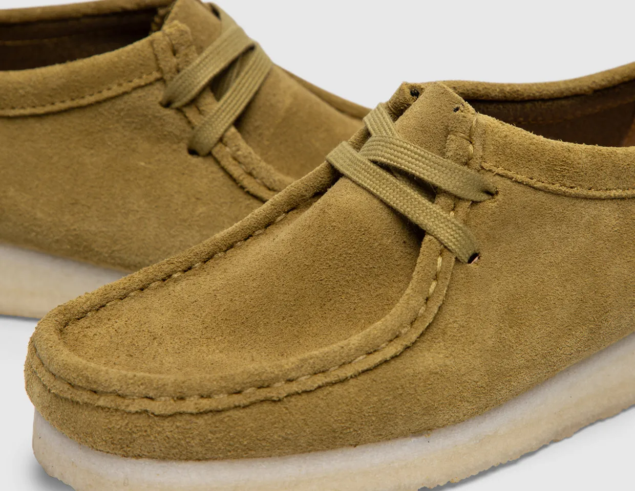 Clarks Originals Women's Wallabee / Mid Green Suede