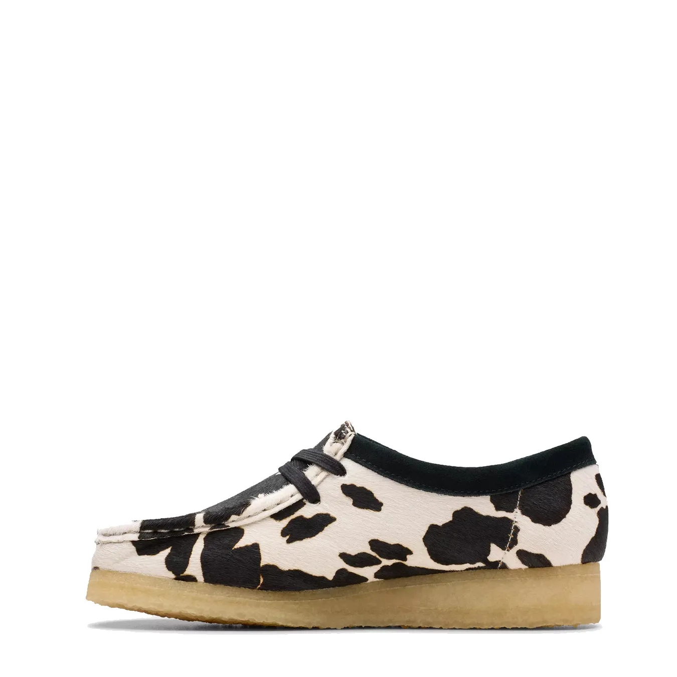 Clarks Originals Womens Wallabee Cow Print HairOn