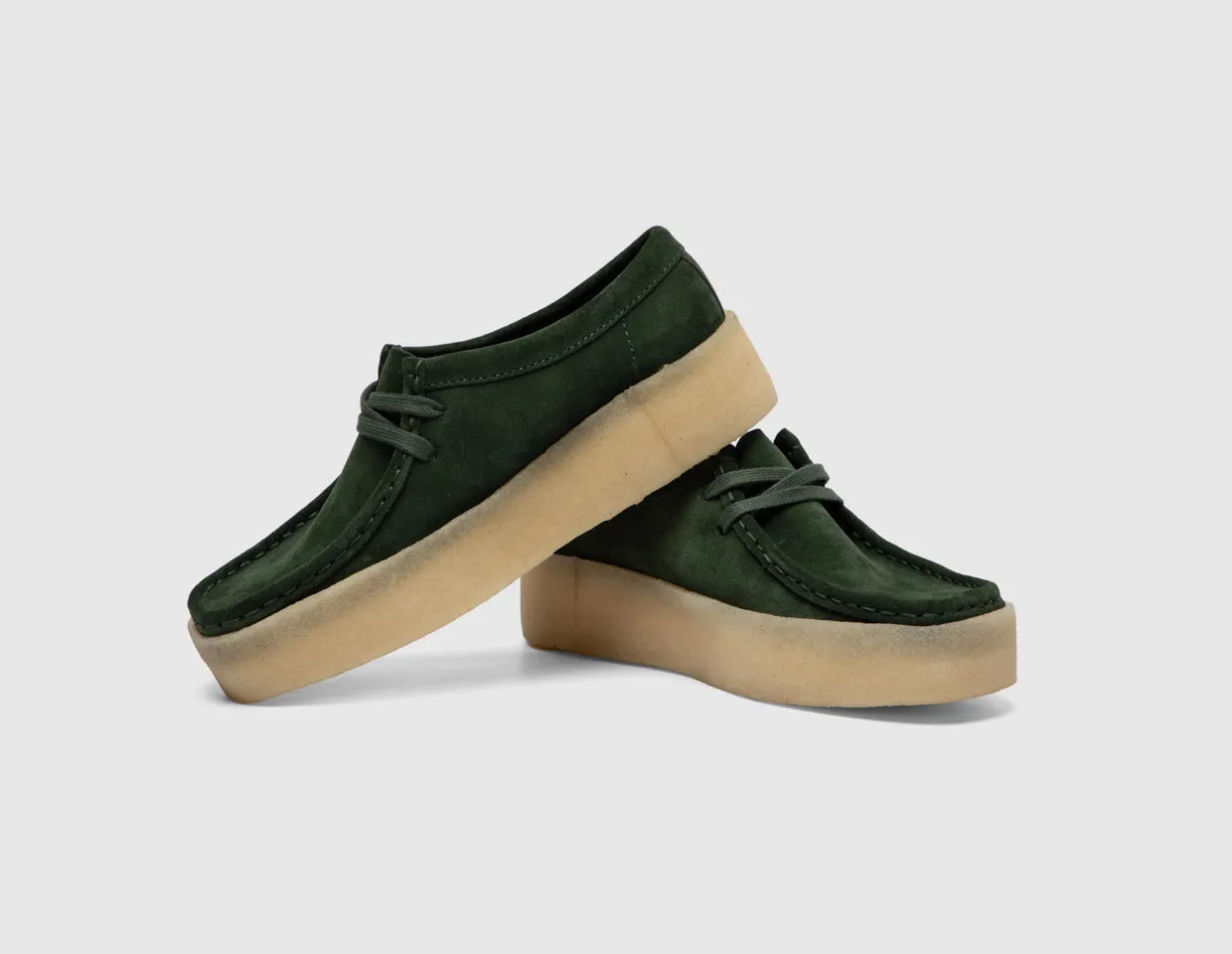 Clarks Originals Women's Wallabee Cup / Dark Green