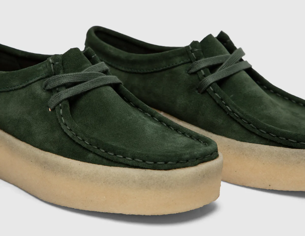 Clarks Originals Women's Wallabee Cup / Dark Green