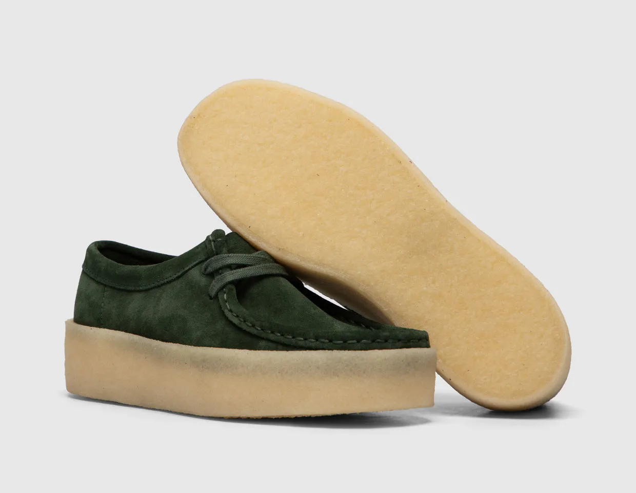 Clarks Originals Women's Wallabee Cup / Dark Green