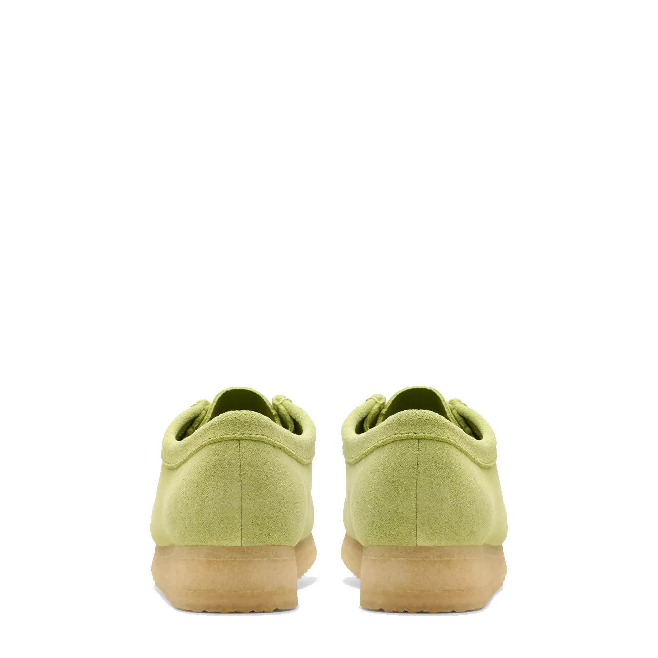 Clarks Originals Womens Wallabee Shoe Pale Lime Suede